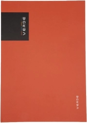 Libro de registro A5 en color ladrillo