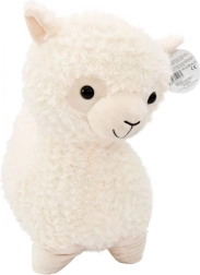 Llama de peluche color crema 40 cm