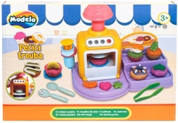 Horno de juguete para hornear modelado – set creativo con plastilina y moldes