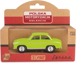 Modelo de coche metálico Syrena 104 verde 1:43