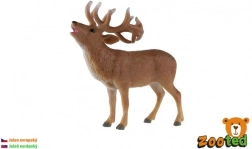 Figura de plástico de ciervo europeo de 13 cm