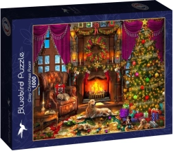 Puzzle Bluebird «Acogedora habitación navideña» 1000 piezas