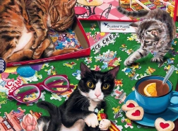 Puzzle Gatos apilados 3000 piezas BLUEBIRD
