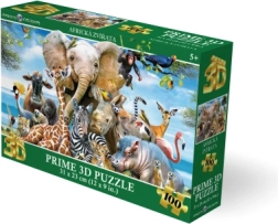 Puzle 3D Sonrisa africana 63 piezas