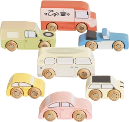 Le Toy Van set vintage de cochecitos de madera