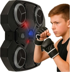 Diana de boxeo de pared para entrenamiento con luces LED y conexión USB