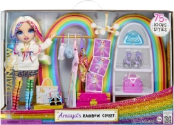 Rainbow High armario con muñeca y accesorios de moda
