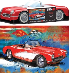 Puzzle en caja metálica Corvette 550 piezas