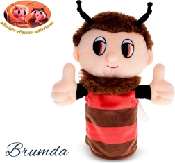 Marioneta de peluche Brumda Historias de ositos abeja 24 cm - 1 pieza