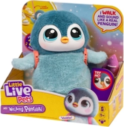 Pingüino de peluche interactivo Little Live Pets – mi pingüino que camina
