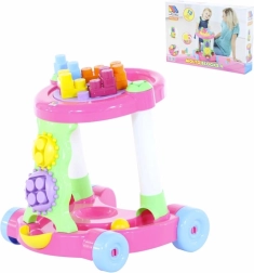 Carrito Molto con bloques de construcción