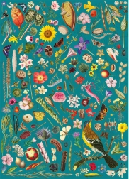 Puzzle Fantasía floral 1000 piezas
