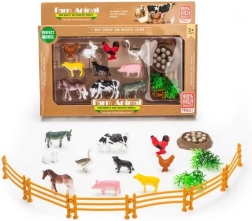 Set de Figuras de Animales de Granja con Valla