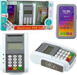 Terminal de pago infantil con teléfono y tarjeta con luces y sonidos