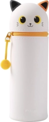 Estuche tubular de silicona Cat Lovers – gato naranja