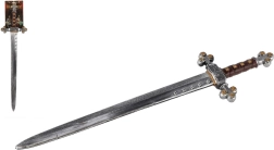Espada de caballero de plástico 72 cm