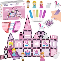 Woopie juego de construcción magnético Castillo para princesa 50 piezas
