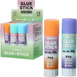 Pegamento en barra 36 g colores pastel