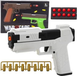 Pistola de cartuchos de espuma WARFARE – blanca
