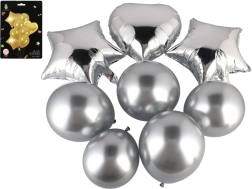 Set de globos inflables con corazones - 8 unidades