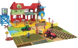 Set de granja – granja infantil con tractores, edificio y animalitos
