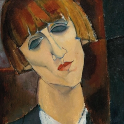 Curiosi rompecabezas cuadrado Q Art: Señora Kisling, 66 piezas