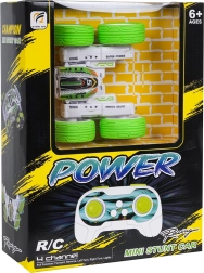 Coche acrobático RC 1:32 POWER STUNT – verde