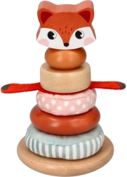 Torre apilable con motivo de zorro