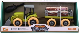 Tractor con remolque para atornillar 28 × 7,5 × 8,5 cm