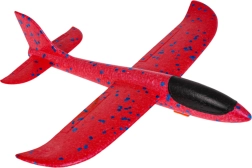 Planeador de espuma con catapulta manual – Rojo