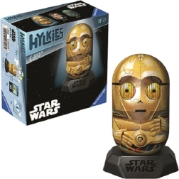 Ravensburger puzzle 3D Hylkies Star Wars: C-3PO, 54 piezas