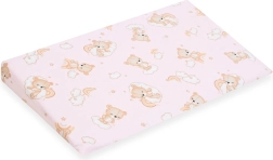 Funda para cojín infantil en cuña 59 × 37 cm osito rosa