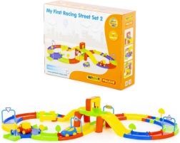 Mi primera pista de coches en forma de ocho
