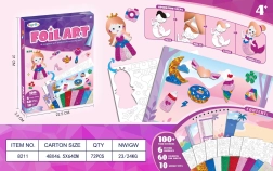 Set creativo de pegatinas princesa + accesorios
