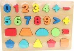 Juego de madera para matemáticas divertidas 28 x 20 cm