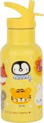 Botella de acero inoxidable para beber con motivo de amigos animales 350 ml