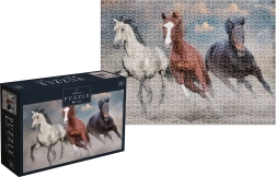 Puzzle Wild Horses: Tres caballos salvajes 1000 piezas