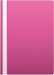 Carpeta de presentación A4 de polipropileno rosa