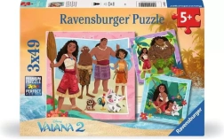 Puzzle Vaiana 2, 3x49 piezas
