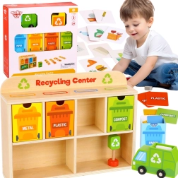 Tooky Toy Centro de Reciclaje Educativo de Madera – Clasificador