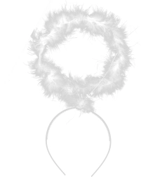 Diadema con halo de ángel