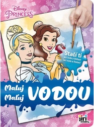 Cuaderno para colorear Pinta con agua Princesas