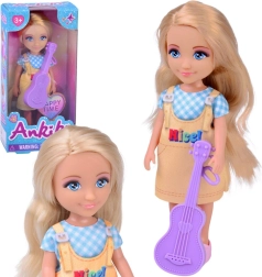 Muñeca Ankiki con guitarra 14 cm