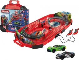 Circuito de coches Carrera Speed Arena Police en maletín portátil, 2,77 m