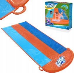 Bestway tobogán acuático para jardín 4,88 m, tres carriles