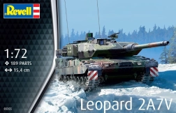 Modelo de plástico del tanque Leopard 2A7V 1:72
