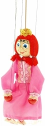 Marioneta de madera princesa