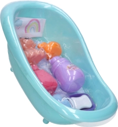 Bañera para muñecas con accesorios 38 cm