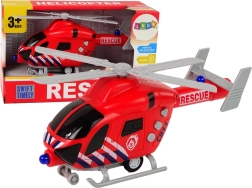 Helicóptero de rescate con sonido y luces