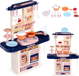 Cocina infantil con sonidos, luces LED y fregadero, 10 accesorios – Kuchynka